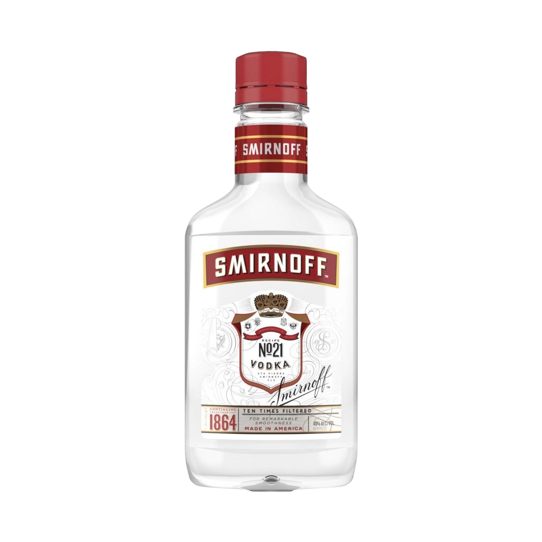 Rượu Vodka Nga Smirnoff Vodka Red 200ml